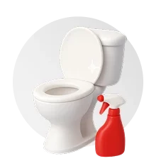 Reinigung & Desinfektion der Sanitäreinrichtungen