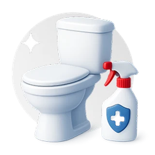 Gründliche Reinigung & Desinfektion der Sanitäranlagen Gründliche Reinigung & Desinfektion der Sanitäranlagen