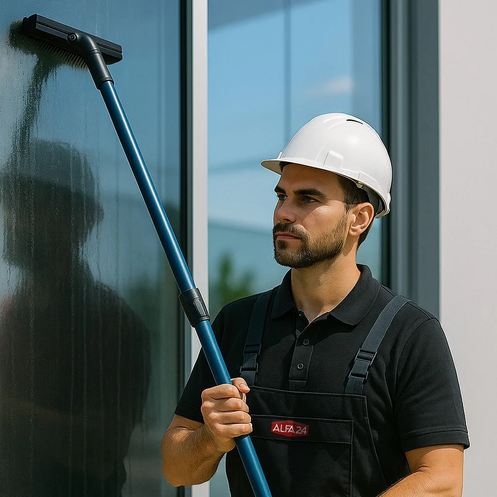 Maßge<wbr>schneiderte Reinigung<wbr>slösungen für Fassaden und Glasflächen